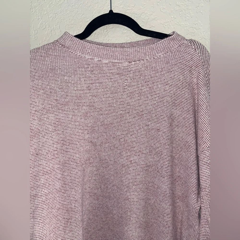 Aerie Getaway Waffle Sweatshirt🍒 - Picture 7 of 11